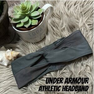 Under Armour Headband-OSFM-Twisted Front Detail-Gray/Brown-Gently Used